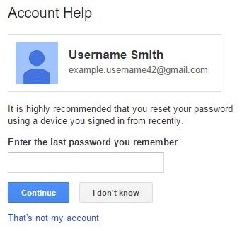 gmail login password 2