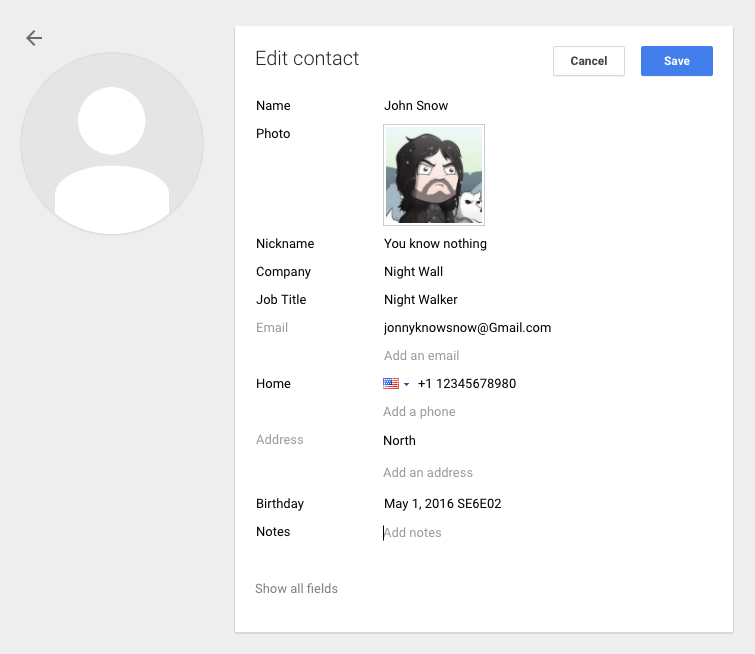 how to add contacts to gmail