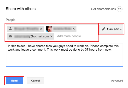 How to share files on Google Drive