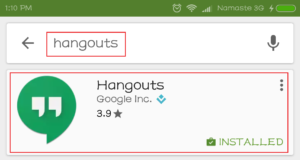 google hangouts online login